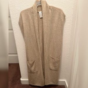 Tan Vest Cardigan